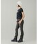 LOW RISE FLARE SKINNY DENIM PANTS