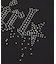 RHINESTONE STARDUST LOGO S/S TEE DRESS