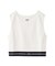 LOGO AND STRIPE TANK TOP