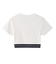 LOGO AND STRIPE CROPPED S/S TOP