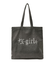 RHINESTONE STARDUST LOGO TOTE BAG