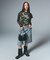 FADED 2WAY WIDE LEG CARGO PANTS