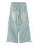 FADED 2WAY WIDE LEG CARGO PANTS