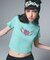 HEART WING SHINY LOGO S/S CROPPED TEE