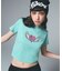 HEART WING SHINY LOGO S/S CROPPED TEE