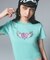 HEART WING SHINY LOGO S/S CROPPED TEE
