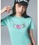 HEART WING SHINY LOGO S/S CROPPED TEE