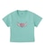 HEART WING SHINY LOGO S/S CROPPED TEE
