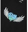 HEART WING SHINY LOGO S/S CROPPED TEE