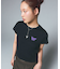 LOGO AND BUTTERFLY 2P S/S BABY TEE