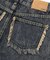 DISTRESSED DENIM MINI SKIRT