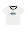 GRADATION GLITTER OVAL LOGO S/S BABY TEE