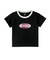 GRADATION GLITTER OVAL LOGO S/S BABY TEE