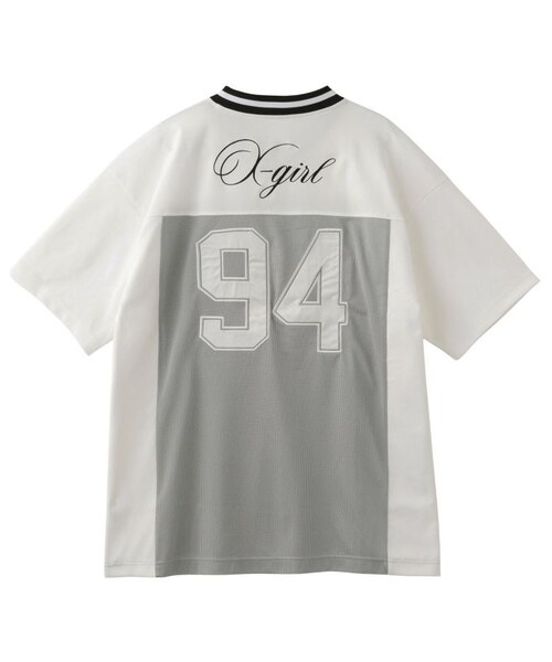 FOOTBALL TEE DRESS｜エックスガールの通販｜&mall（アンド