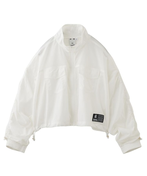 FACE LABEL SHEER SHIRT JACKET｜エックスガールの通販｜&mall（アンド