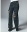 DISTRESSED LOOSE STRAIGHT DENIM PANTS