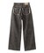 DISTRESSED LOOSE STRAIGHT DENIM PANTS