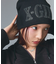 RHINESTONE ROMAN TYPE LOGO BEANIE
