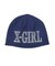 RHINESTONE ROMAN TYPE LOGO BEANIE