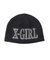 RHINESTONE ROMAN TYPE LOGO BEANIE