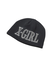 RHINESTONE ROMAN TYPE LOGO BEANIE