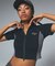SCRIPT LOGO ZIP UP TOP