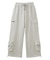 FACE LABEL MULTI POCKET SWEAT PANTS