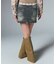 BUTTERFLY POCKET DENIM MINI SKIRT