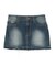 BUTTERFLY POCKET DENIM MINI SKIRT