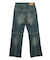 PANELED DENIM PANTS