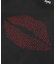 RHINESTONE LIP S/S TEE