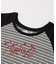 STRIPED RAGLAN BABY TEE