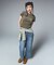WAIST ADJUST DENIM PANTS