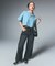 WAIST ADJUST DENIM PANTS