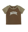 GRADATION GLITTER LOGO S/S RAGLAN BABY TEE