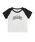 GRADATION GLITTER LOGO S/S RAGLAN BABY TEE