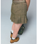 WAIST RIB PLEATED MINI SKIRT