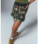 WAIST RIB PLEATED MINI SKIRT
