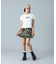 WAIST RIB PLEATED MINI SKIRT