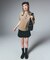 WAIST RIB PLEATED MINI SKIRT