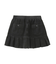WAIST RIB PLEATED MINI SKIRT