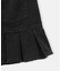 WAIST RIB PLEATED MINI SKIRT