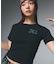 CHENILLE EMBROIDERED LOGO MARK BABY TEE