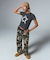 WAIST RIB EASY PANTS