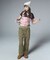 WAIST RIB EASY PANTS