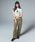 WAIST RIB EASY PANTS