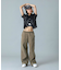 WAIST RIB EASY PANTS