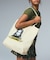 ANGEL FACE PATCH TOTE BAG