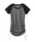 DRAWSTRING RAGLAN TEE DRESS