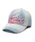RHINESTONE AND LOGO DENIM 6PANEL CAP